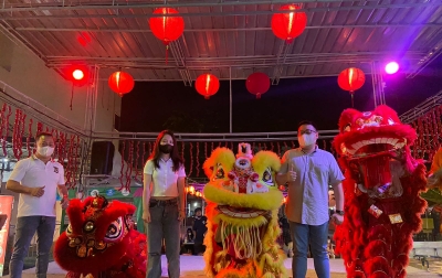 Atraksi Barongsai Meriahkan Perayaan Imlek 2573