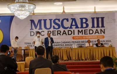 Azwir Agus-Hermansyah Hutagalung Pimpin Peradi Medan 2022-2027
