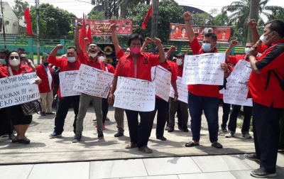 Tuntut Ketua DPC Deliserdang Mundur, 22 PAC PDIP Demo