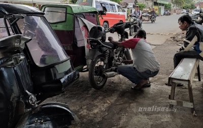 Becak Vespa di Padangsidimpuan Mulai Beralih ke Sepeda Motor Bebek