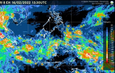 Hujan Lebat Diprediksi Terjadi di Kota-kota Indonesia
