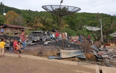 Tiga Rumah Warga Terbakar, Tidak Ada Korban Jiwa