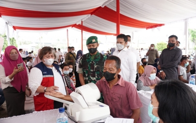 Danyonif 122 TS Perintahkan Prajurit TNI Sukseskan Vaksinasi