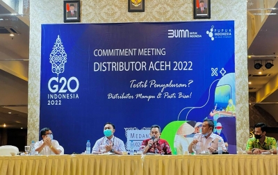 Pupuk Indonesia Bahas Komitmen Tertib Penyaluran Pupuk Bersubsidi dengan Distributor Aceh