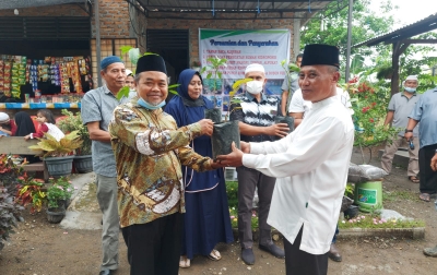 Warga Medan Krio Olah Sampah Jadi Pupuk Organik