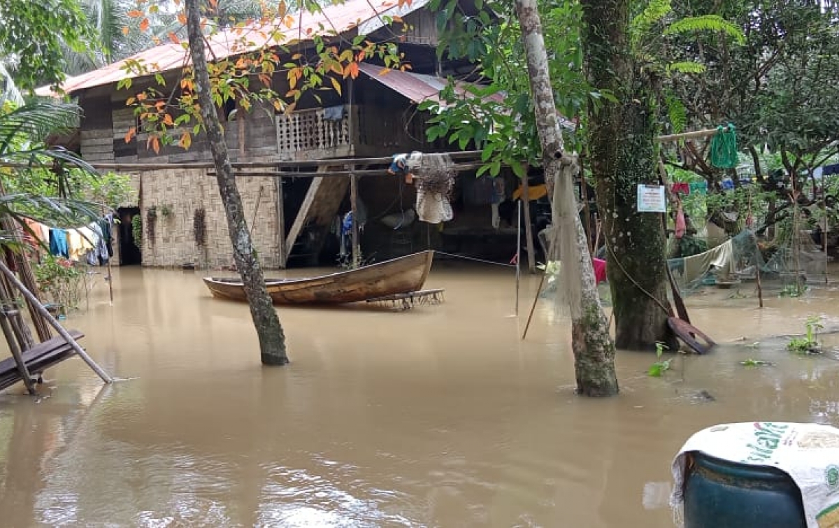 Banjir yang Menggenangi 51 Rumah Warga Langkat Berangsur Surut