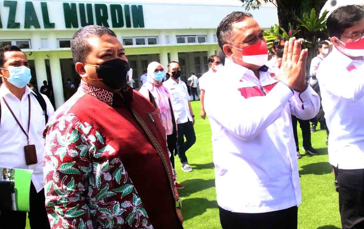 Bupati Tapsel Hadiri Rakortas di Medan