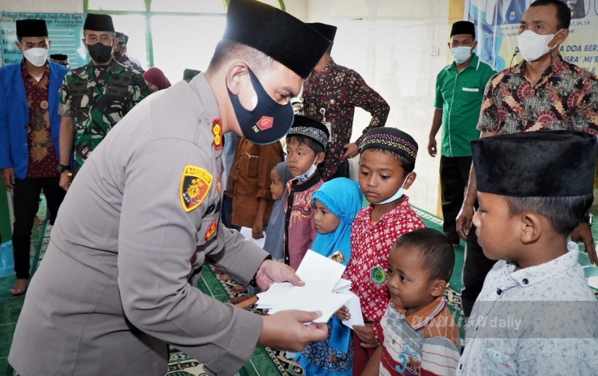 Sinergitas Polri, TNI, dan Pemkab Langkat dalam Percepatan Vaksinasi Massal