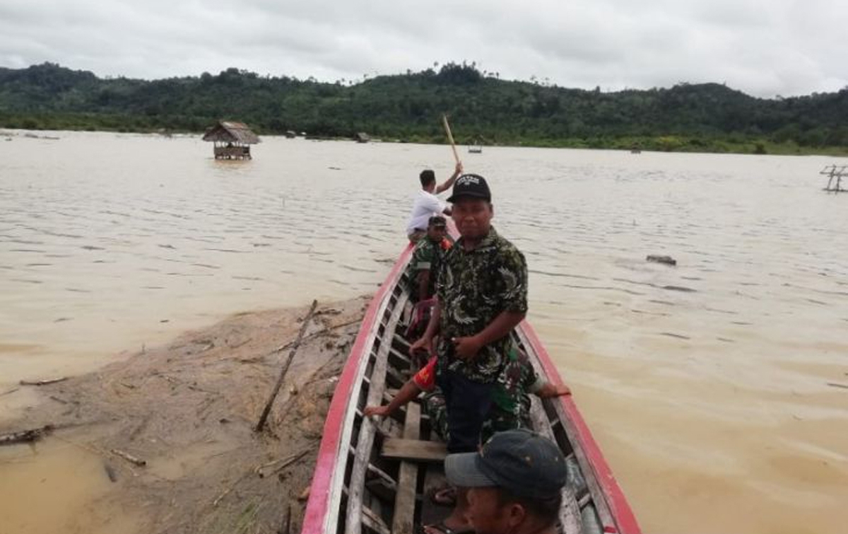 Sungai Batang Toru Meluap, 7 Hektar Sawah Terendam Air