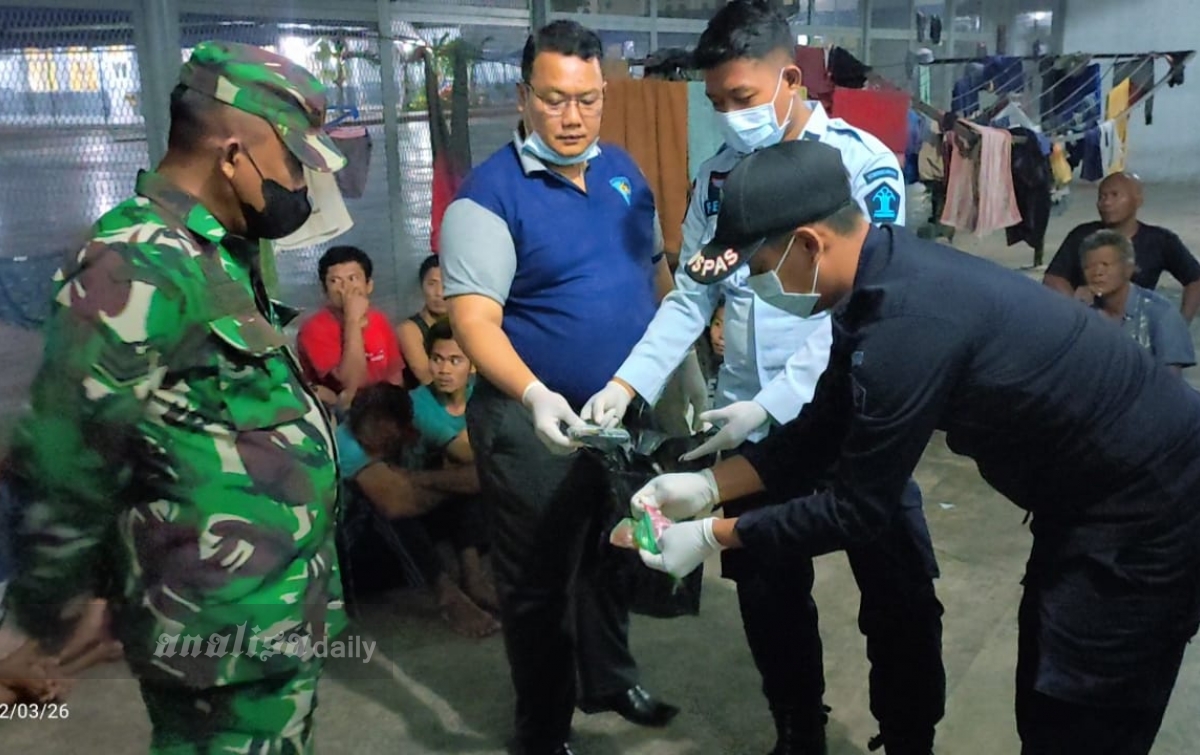 Menjelang Ramadan, TNI dan Satops Patnal Razia Lapas Kelas IIB Padangsidimpuan