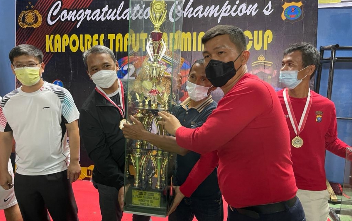 Turnamen Badminton Kapolres Taput Cup Resmi Ditutup