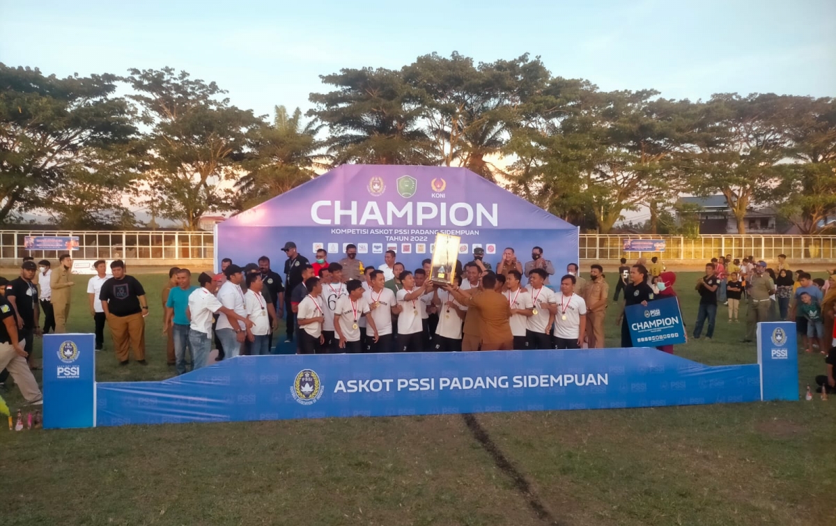 Sinar Muda FC Raih Piala Askot Padangsidimpuan