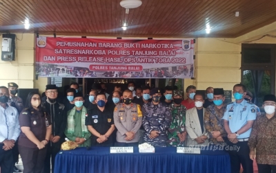 Komitmen Berantas Narkoba Dari Dalam, 13 Personel Polres Tanjungbalai Dipecat