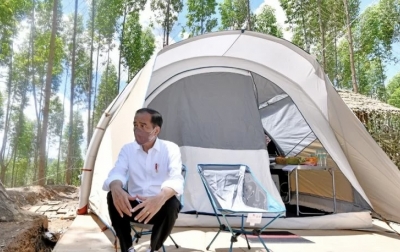 Jokowi Siap Berkemah di Ibu Kota Nusantara