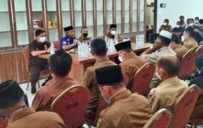 Percepat Vaksinasi di Palas, Plt Bupati Rakor dengan Seluruh OPD
