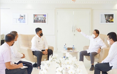 Menpora Amali Terima Kunjungan Wali Kota Medan Bobby Nasution, Ini Pembahasannya