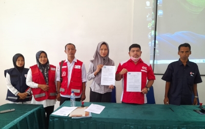 Tangani Bencana, PMI Kerjasama dengan Akbid Paluta