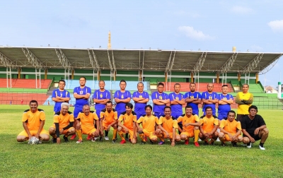 PWPM FC Eksebisi dengan Tim OPD