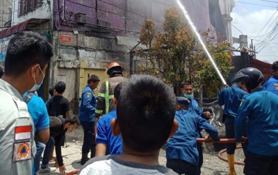 Pos Polisi Terbakar, Penyebabnya Masih Diselidiki