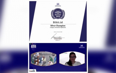 Bibit.id Raih Penghargaan di Ajang Indonesia WOW Brand 2022