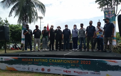 22 Tim Bertanding di Kejuaraan Medan Rafting Championship 2022