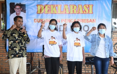 Kedan Sumut Deklarasi Sandi Uno Jadi Presiden