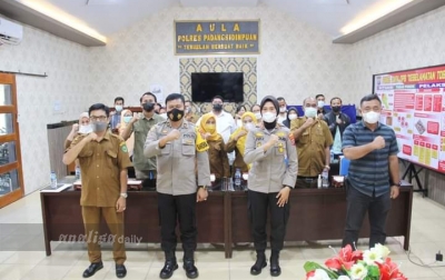 Antisipasi BBM saat Ramadan, Polres Padangsidimpuan Rapat Koordinasi dengan Pengusaha SPBU dan Gas LPG