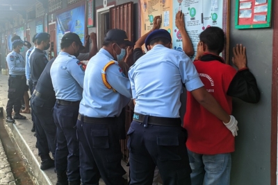 Jelang Ramadan, Rutan Tarutung Razia Kamar Hunian Napi