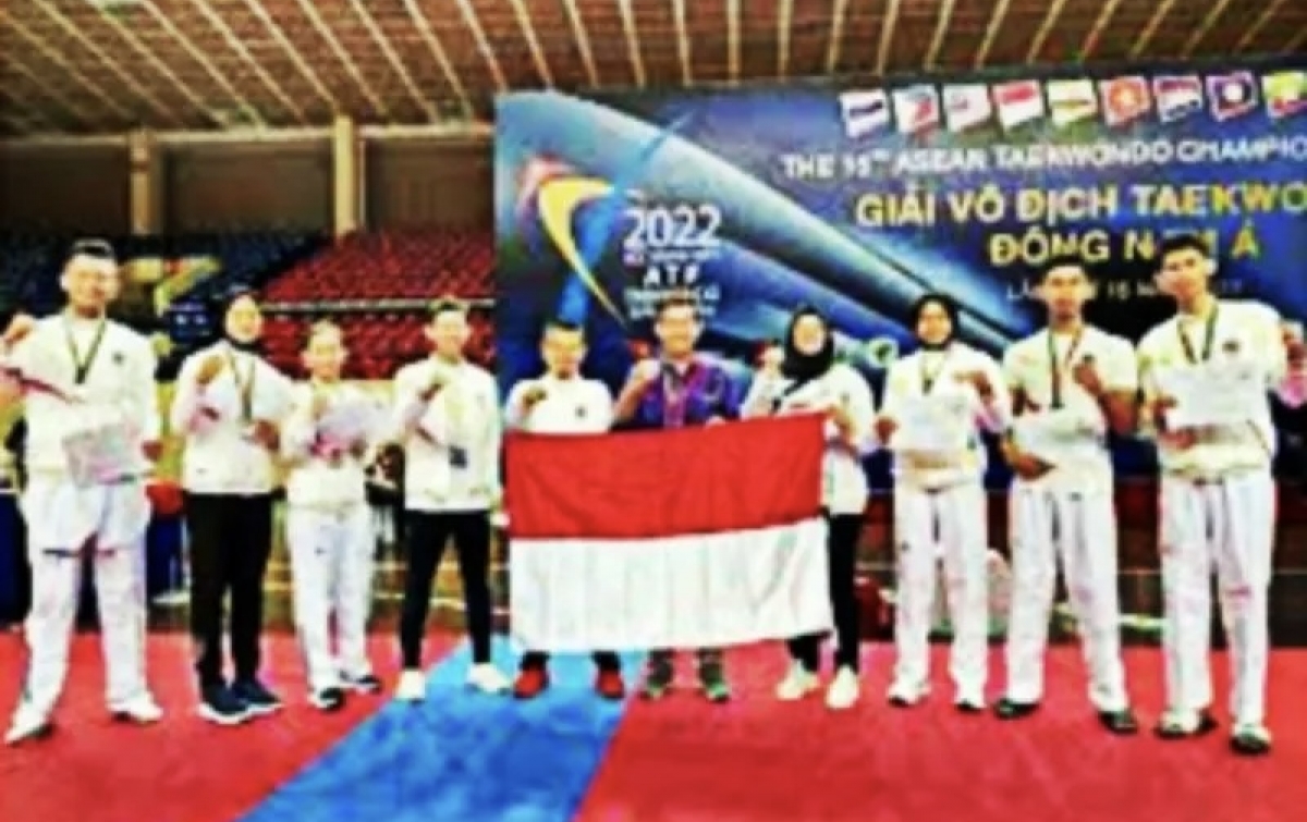 Indonesia Sabet 6 Medali pada Kejuaraan Taekwondo di Vietnam