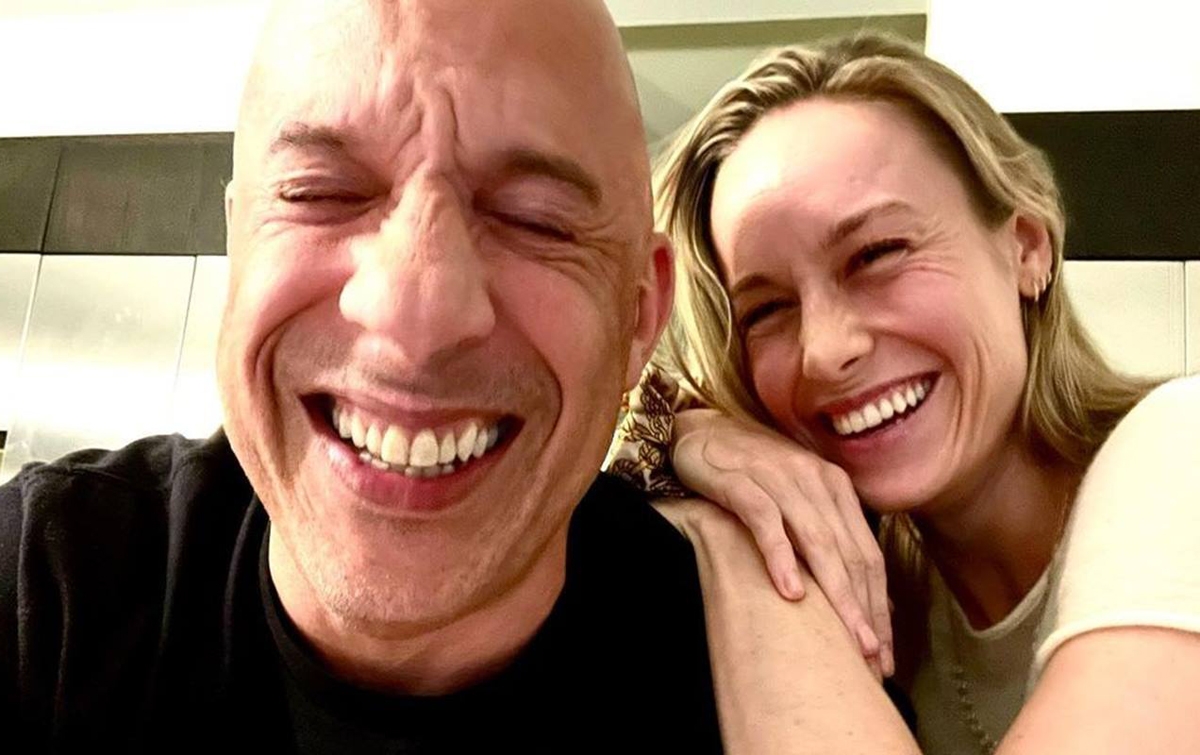 Vin Diesel Gembira Sambut Brie Larson di 'Fast And Furious 10'