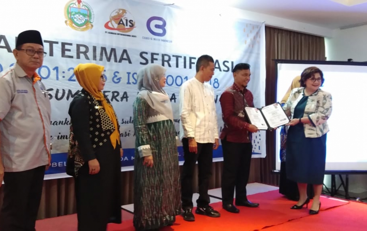 SMKN-1 Beringin Terima Sertifikasi ISO