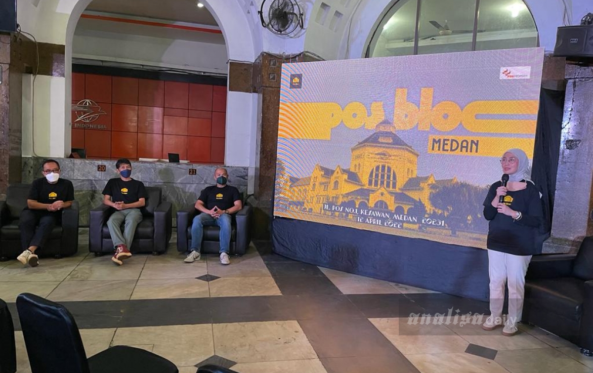 Siap-siap! Kantor Pos Medan Segera Disulap Jadi Ruang Kreatif Pos Bloc Medan