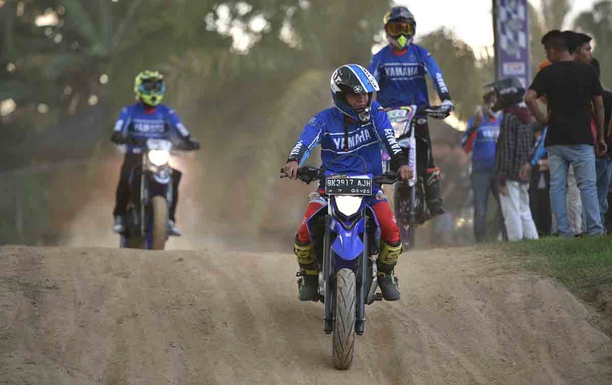 Pengguna Yamaha WR 155 R di Medan Antusias Ikuti Pelatihan Offroad