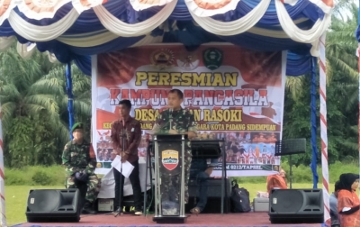 Labuhan Rasoki Kampung Pancasila Pertama di Padangsidimpuan