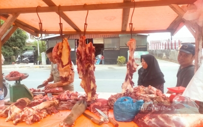 Harga Daging di Kota Padangsidimpuan Mulai Rp140.000 sampai Rp160.000