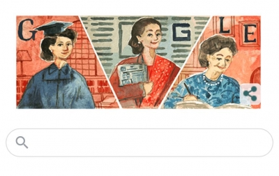 Google Doodle Tampilkan Sosok Jurnalis Wanita Indonesia Siti Latifah Herawati Diah