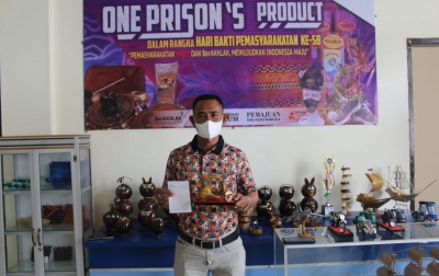 Lapas Padangsidimpuan Perkenalkan Hasil Karya Napi di Acara One Day One Prison’s Product