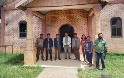 Gereja Katolik Peasipon Terima Bantuan 190 Sak Semen