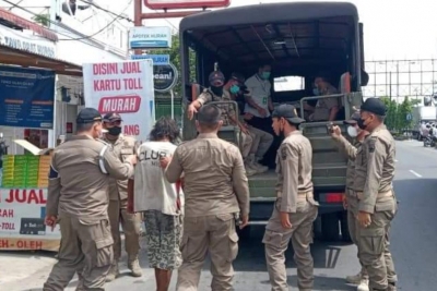 Satpol PP Tebingtinggi Gelar Operasi Gelandangan dan Pengemis