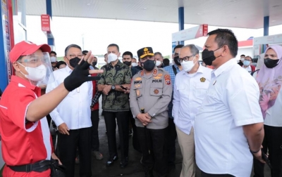 Kapolda Sumut Dampingi Menteri ESDM dan Dirut Pertamina Cek BBM