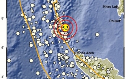 Gempa Tektonik M5,3 di Sabang Tidak Berpotensi Tsunami