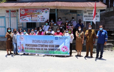 PLTP Sarulla Bersama Dinkes Taput Sosialisasi Pencegahan Stunting