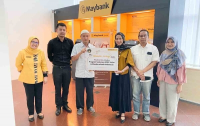 Maybank Syariah KCS Medan Salurkan Dana Kebajikan kepada BKM Ar Rojaa' Yayasan Pendidikan Harapan