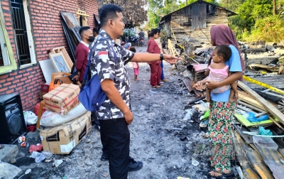 Bapera Asahan Salurkan Bantuan Sembako dan Uang