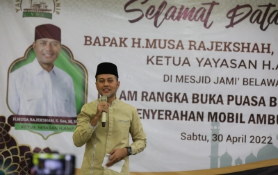 Serahkan Mobil Jenazah, Musa Rajekshah: Kematian Tak Bisa Dihindari
