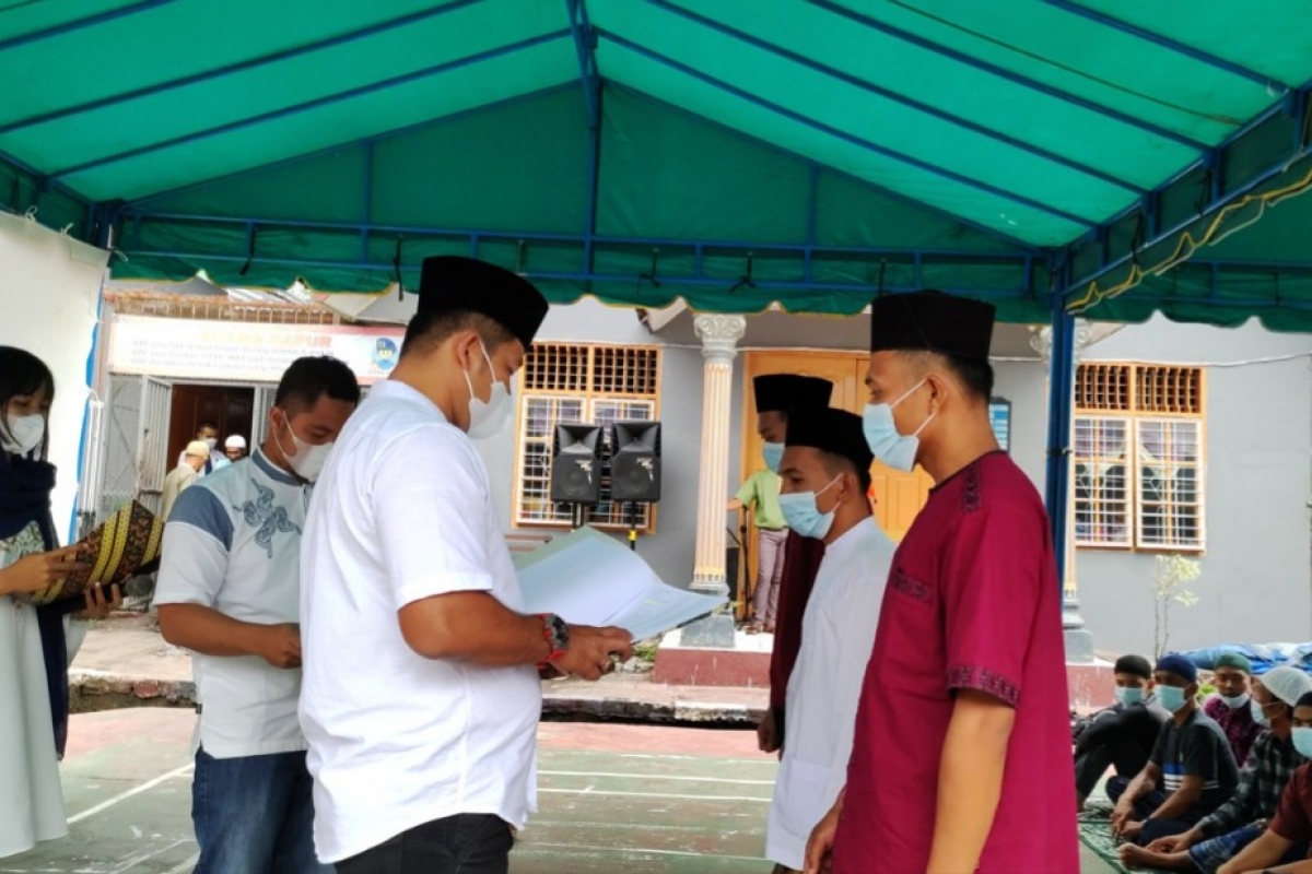 95 Orang Napi di Rutan Tarutung Terima Remisi Idul Fitri