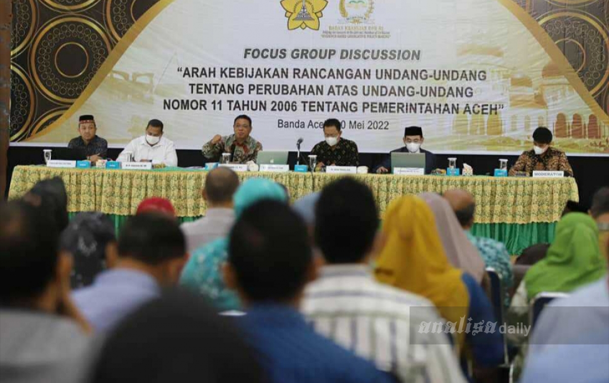 DPR RI-USK Bahas Rencana Perubahan Undang-undang Pemerintahan Aceh