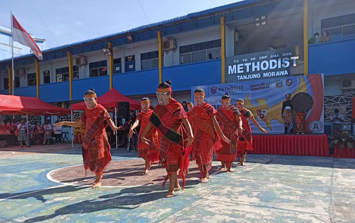 SMA Methodist Tanjungmorawa Gelar Pensi dan Pameran