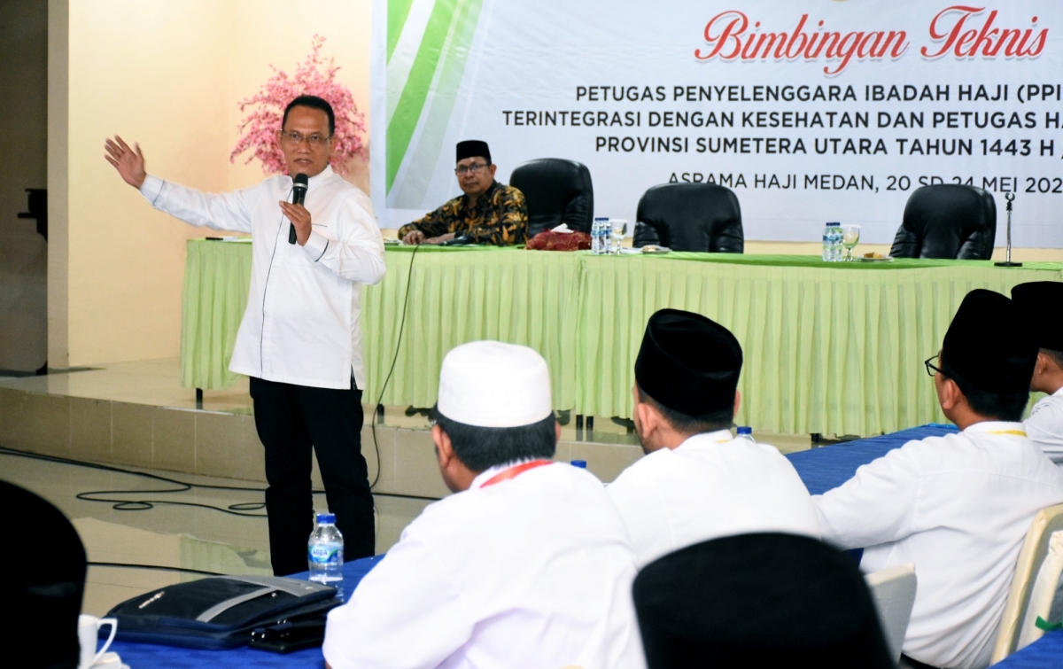 Petugas Haji Sumut Diminta Jaga Nama Baik di Tanah Suci
