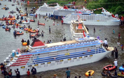 Foto: Tradisi Bakajang Gunuang Malintang